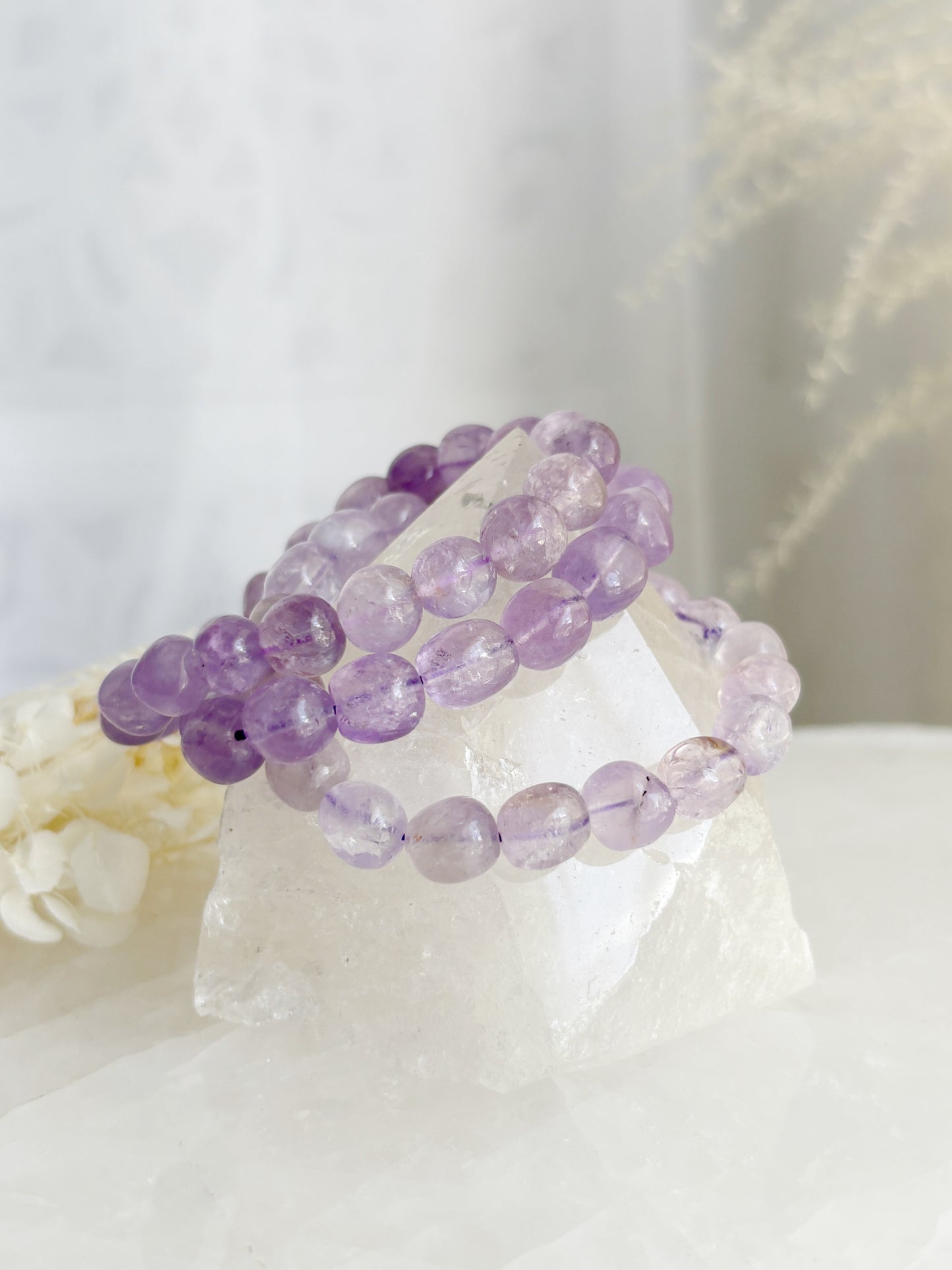 AMETHYST PEBBLE BRACELET || INTUITIVELY CHOSEN