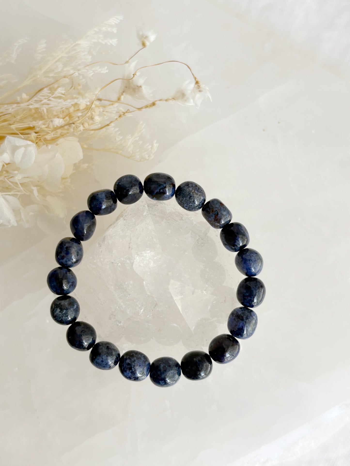DUMORTIERITE BEAD BRACELET || INTUITIVELY CHOSEN