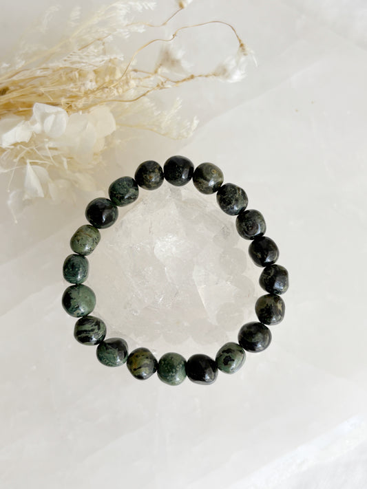 KAMBABA JASPER PEBBLE BEAD BRACELET || INTUITIVELY CHOSEN