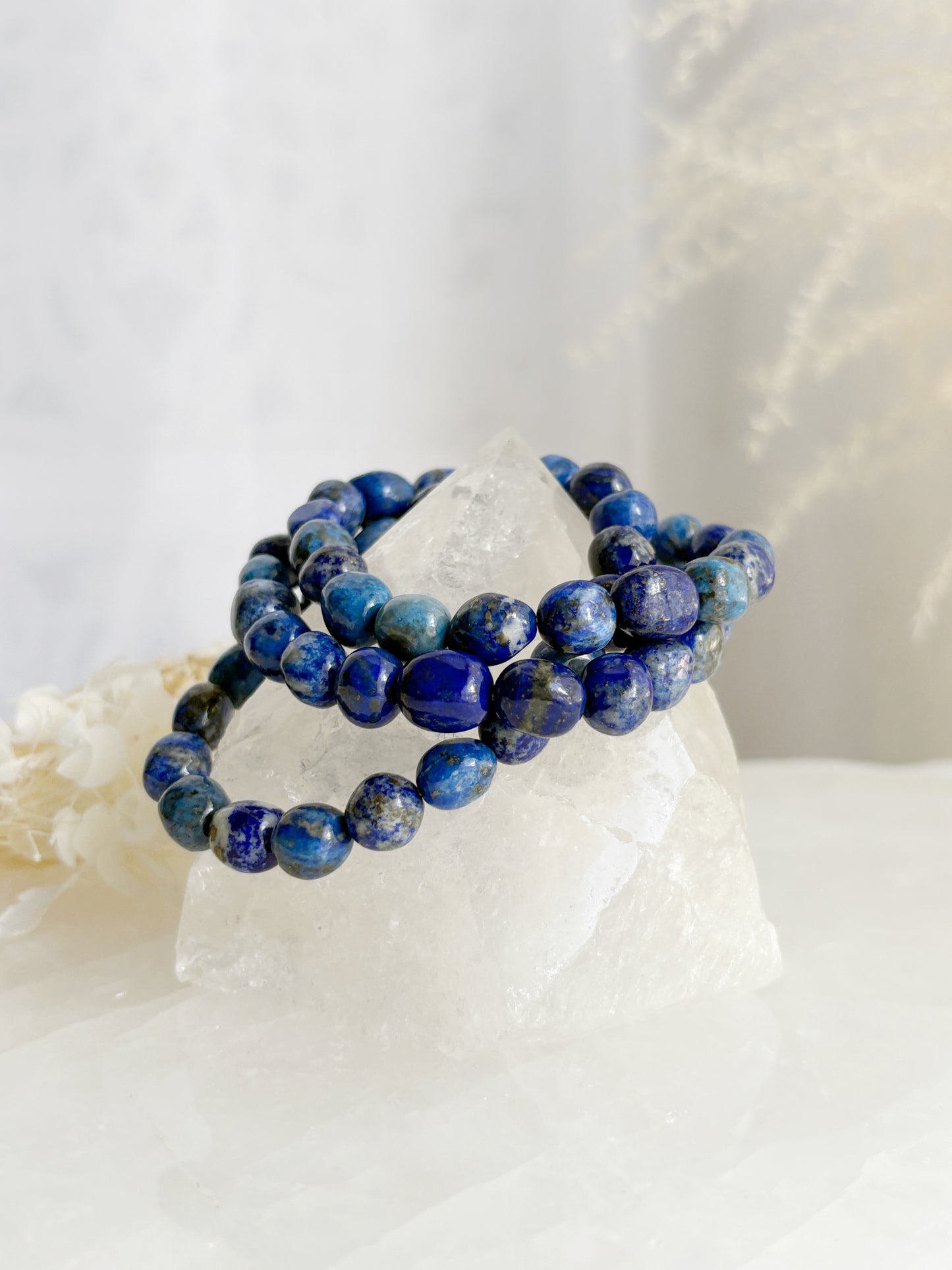 LAPIS LAZULI BEAD BRACELET || INTUITIVELY CHOSEN