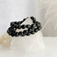 OBSIDIAN PEBBLE BEAD BRACELET || INTUITIVELY CHOSEN