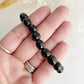 OBSIDIAN PEBBLE BEAD BRACELET || INTUITIVELY CHOSEN