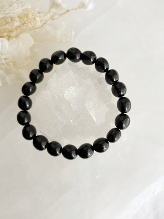 BLACK ONYX BEAD BRACELET || INTUITIVELY CHOSEN