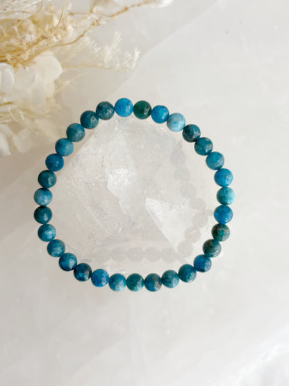 APATITE BEAD BRACELET || 6MM INTUITIVELY CHOSEN