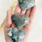MOSS AGATE HEART || INTUITIVELY CHOSEN