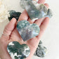 MOSS AGATE HEART || INTUITIVELY CHOSEN