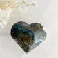 MOSS AGATE HEART || MAH01