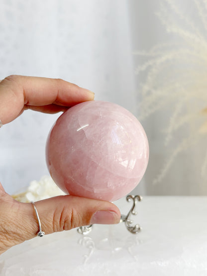 ROSE QUARTZ SPHERE || RQS02