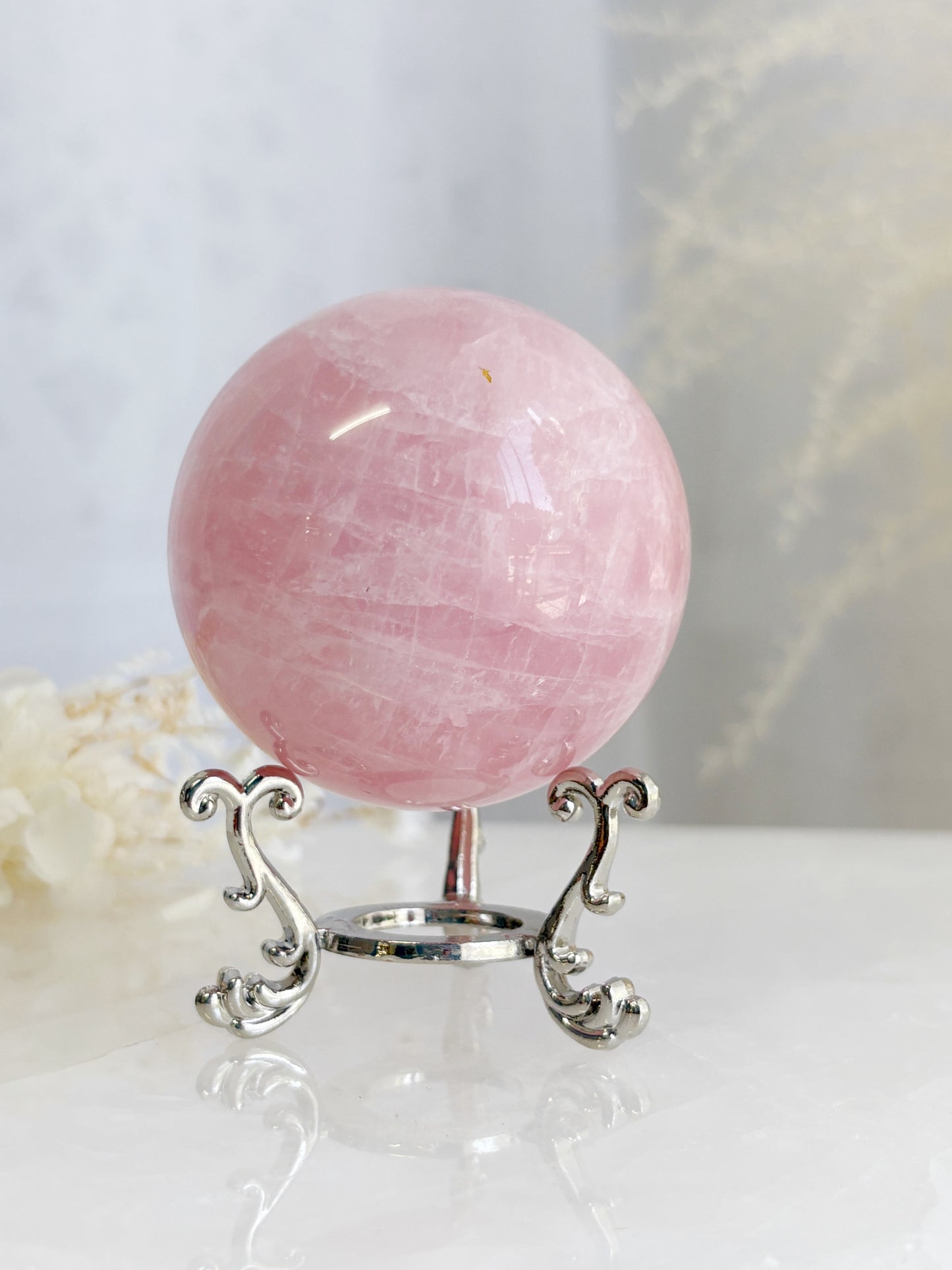 ROSE QUARTZ SPHERE || RQS03