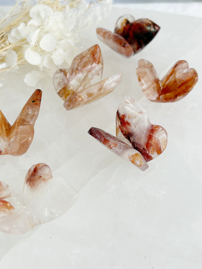FIRE QUARTZ MINI 3D BUTTERFLY || INTUITIVELY CHOSEN