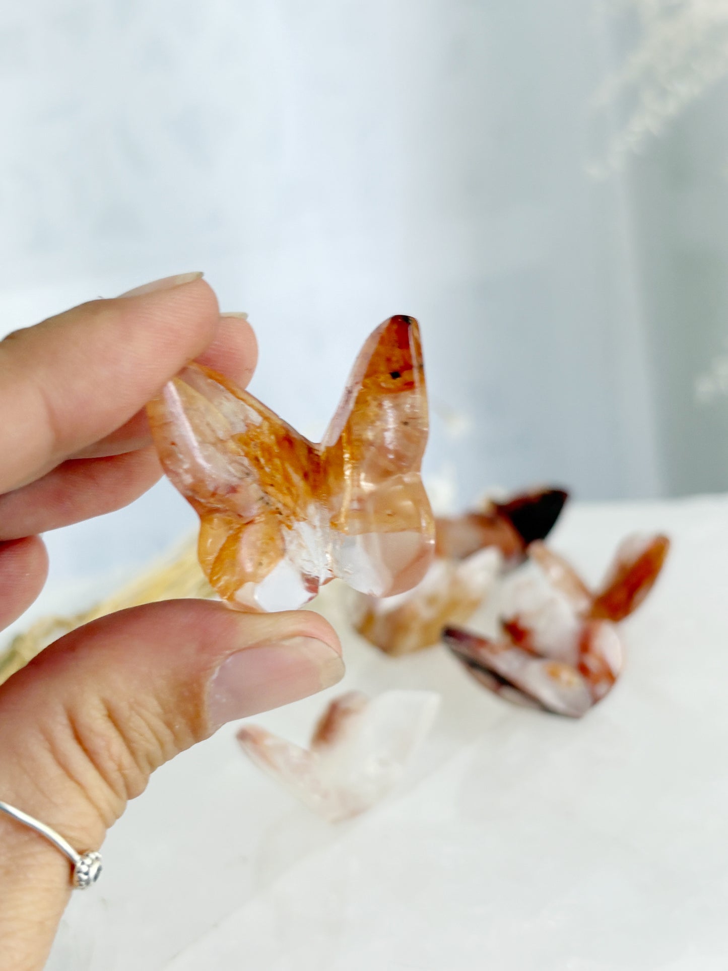 FIRE QUARTZ MINI 3D BUTTERFLY || INTUITIVELY CHOSEN