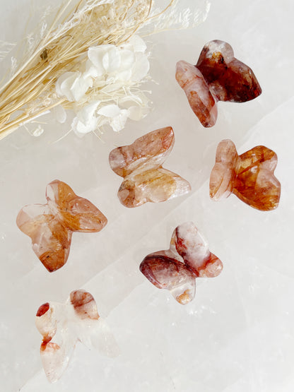 FIRE QUARTZ MINI 3D BUTTERFLY || INTUITIVELY CHOSEN
