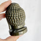 GOLD SHEEN OBSIDIAN BUDDHA HEAD