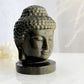 GOLD SHEEN OBSIDIAN BUDDHA HEAD