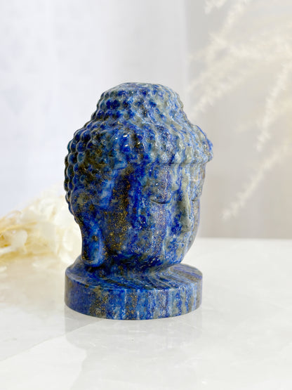LAPIS LAZULI BUDDHA HEAD