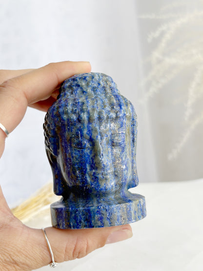 LAPIS LAZULI BUDDHA HEAD