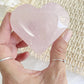 ROSE QUARTZ HEART || RQH02