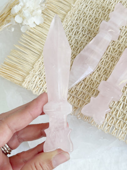 ROSE QUARTZ SWORD || INTUITIVELY CHOSEN