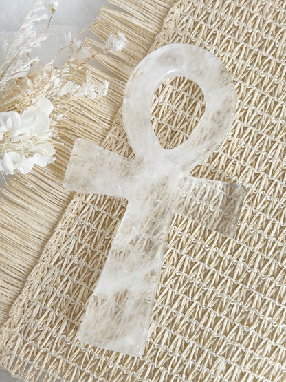 CLEAR QUARTZ ANKH || CQA01
