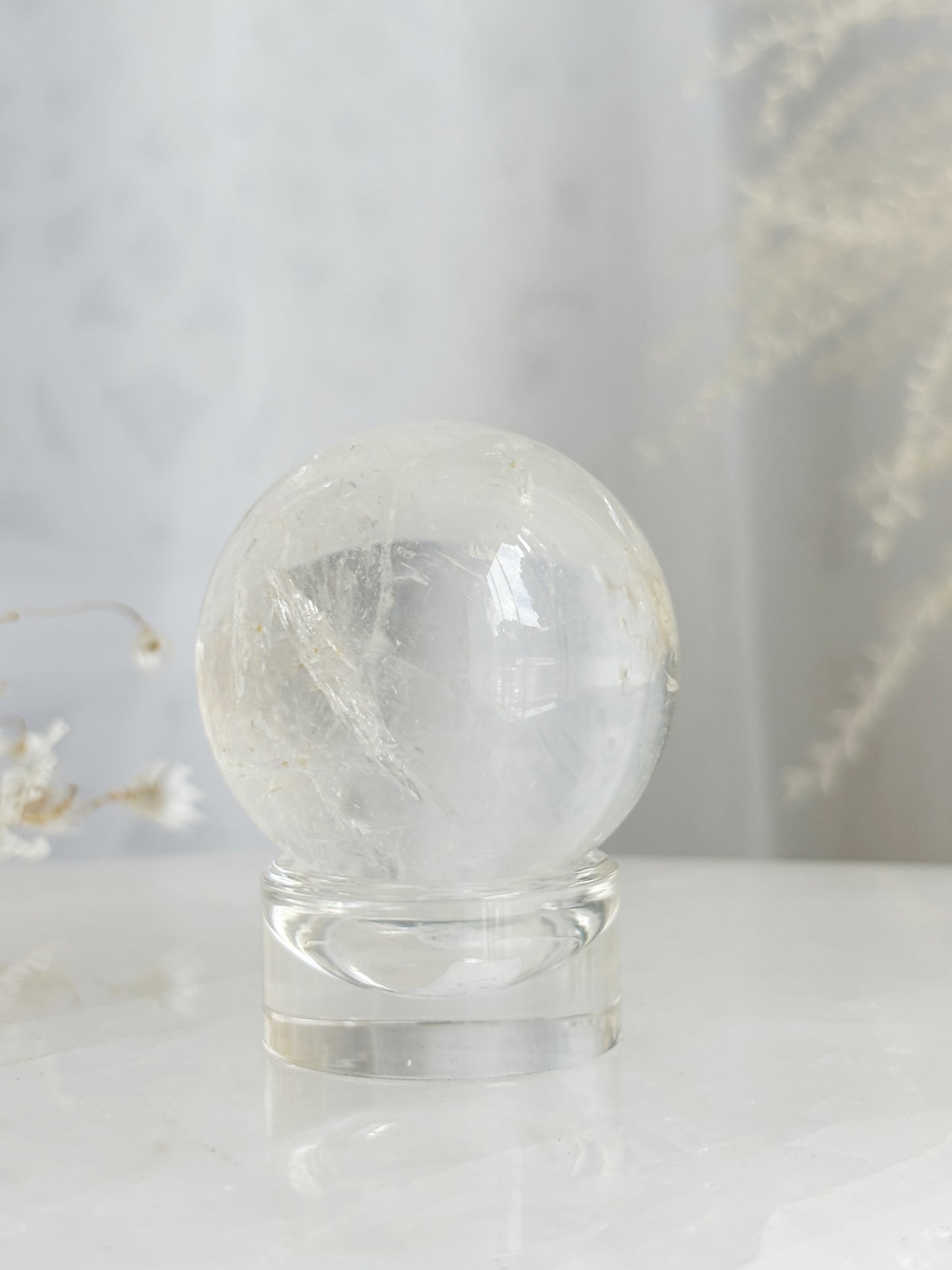 CLEAR QUARTZ SPHERE || CQS02
