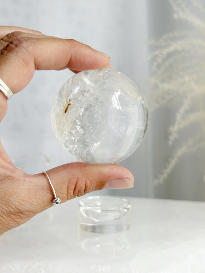 CLEAR QUARTZ SPHERE || CQS02