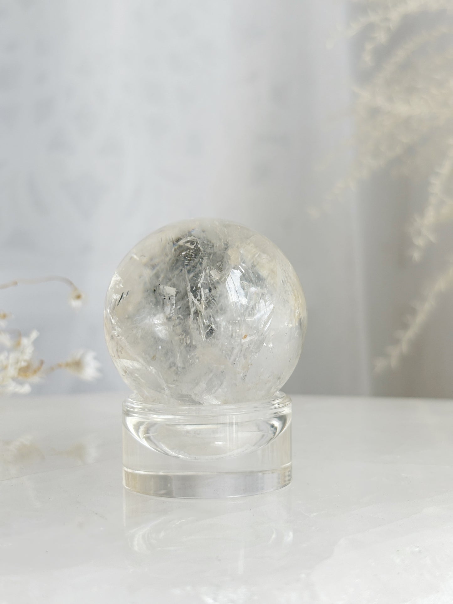 CLEAR QUARTZ SPHERE || CQS03