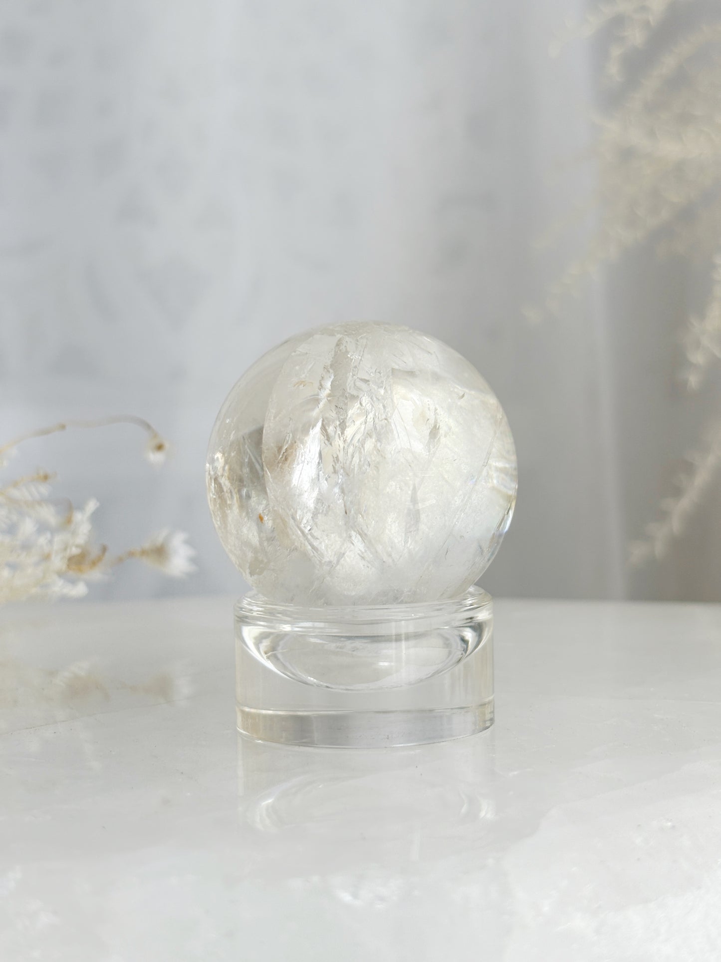 CLEAR QUARTZ SPHERE || CQS03