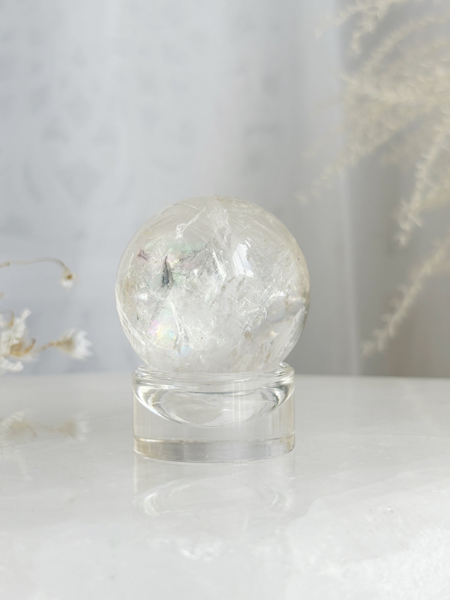 CLEAR QUARTZ SPHERE || CQS03