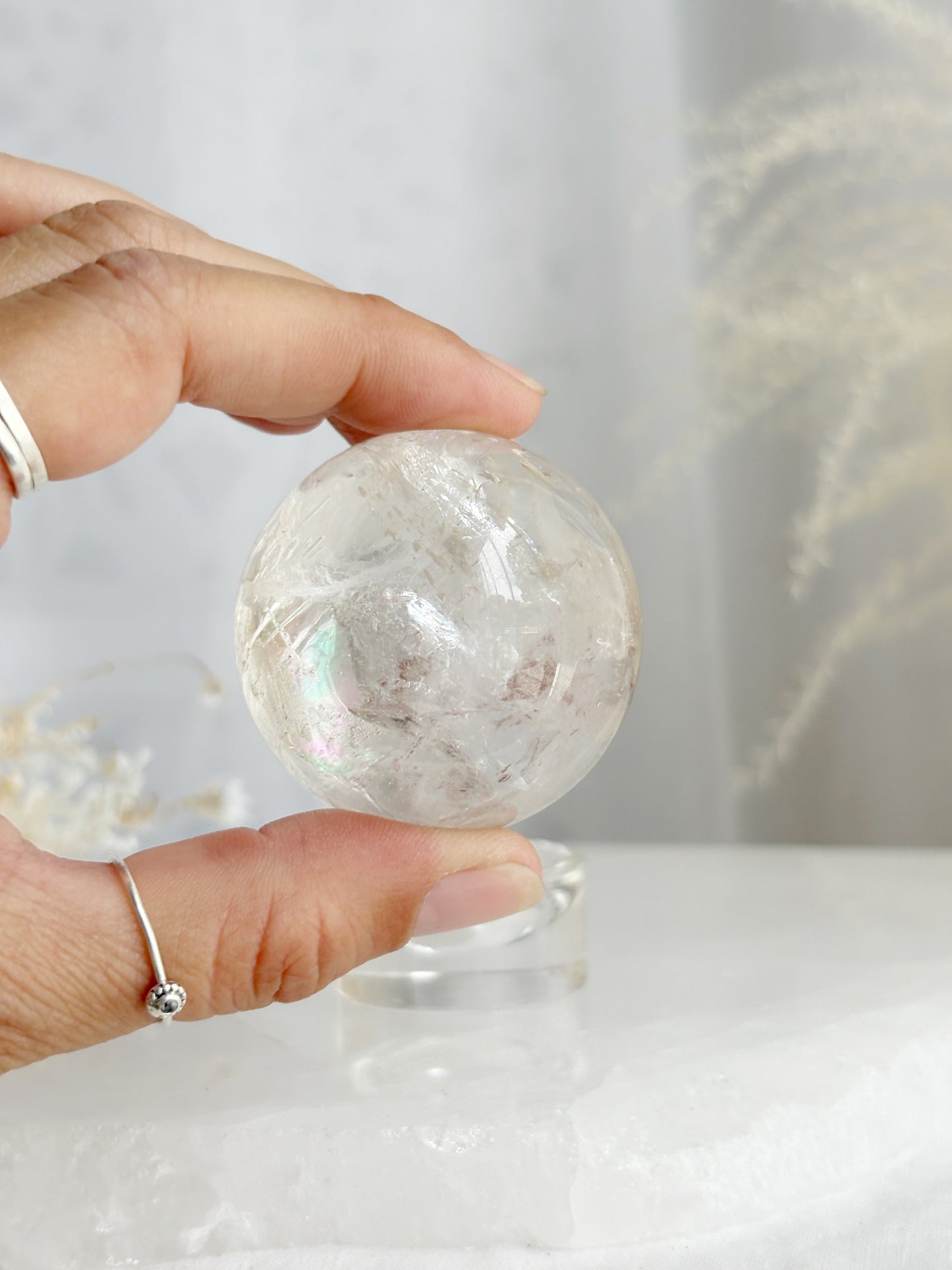 CLEAR QUARTZ SPHERE || CQS03