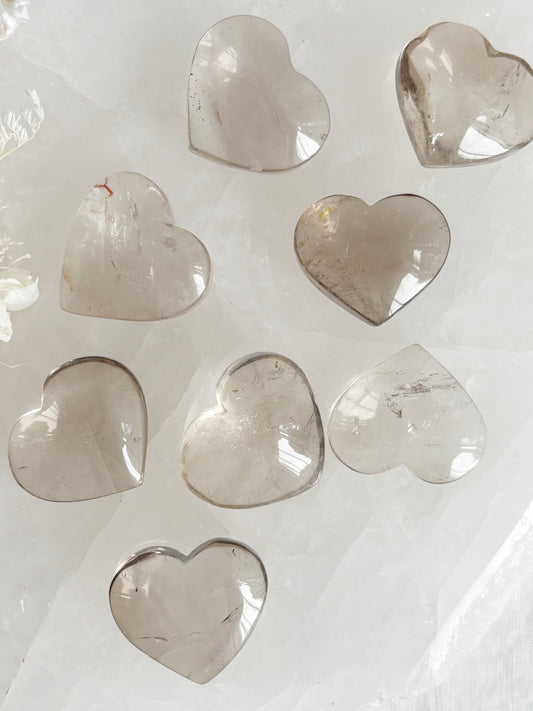 SMOKEY QUARTZ HEART || INTUITIVELY CHOSEN