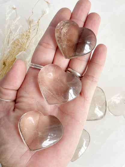 SMOKEY QUARTZ HEART || INTUITIVELY CHOSEN