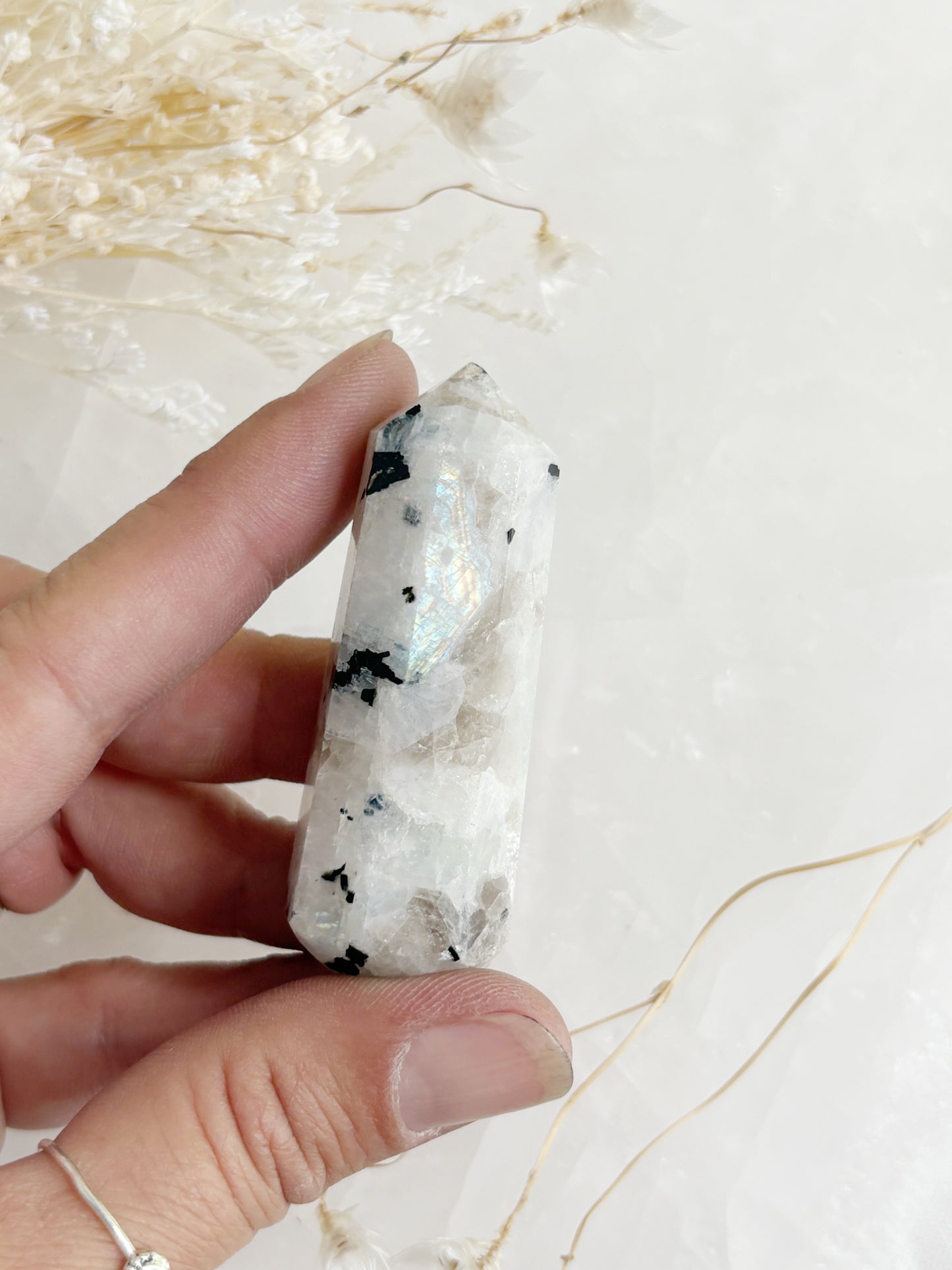 RAINBOW MOONSTONE WAND || RMW02