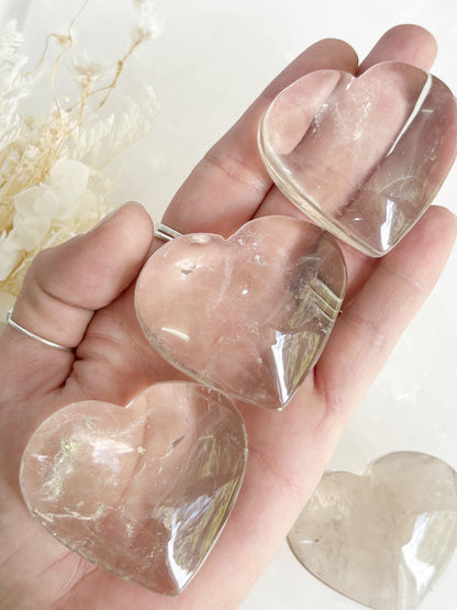 SMOKEY QUARTZ HEART || INTUITIVELY CHOSEN