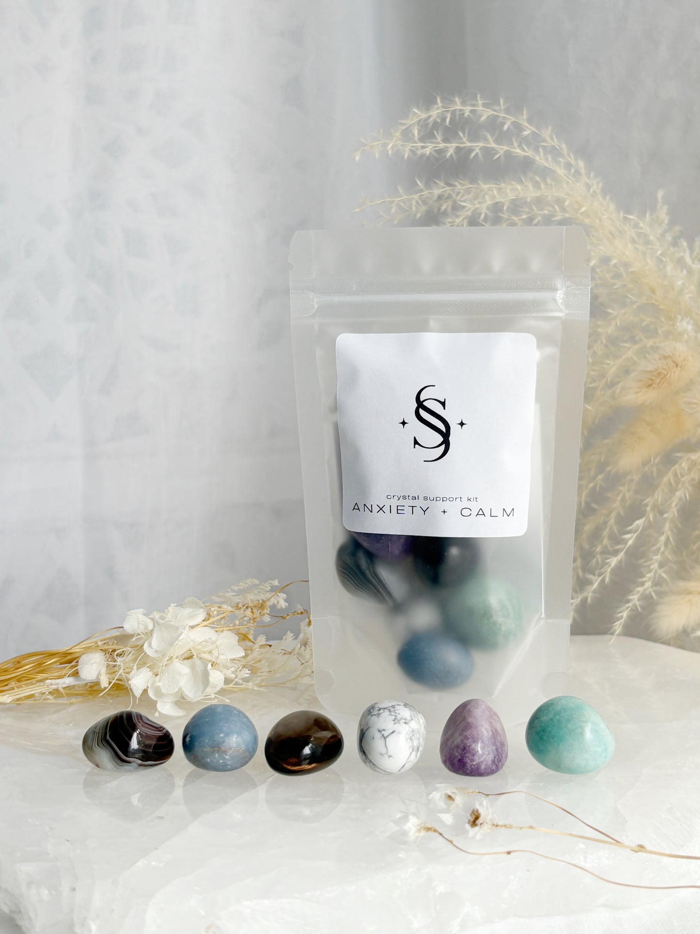 ANXIETY + CALM || CRYSTAL SUPPORT KIT
