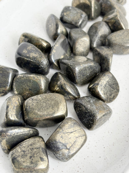 HEALERS GOLD TUMBLE || PYRITE & MAGNETITE