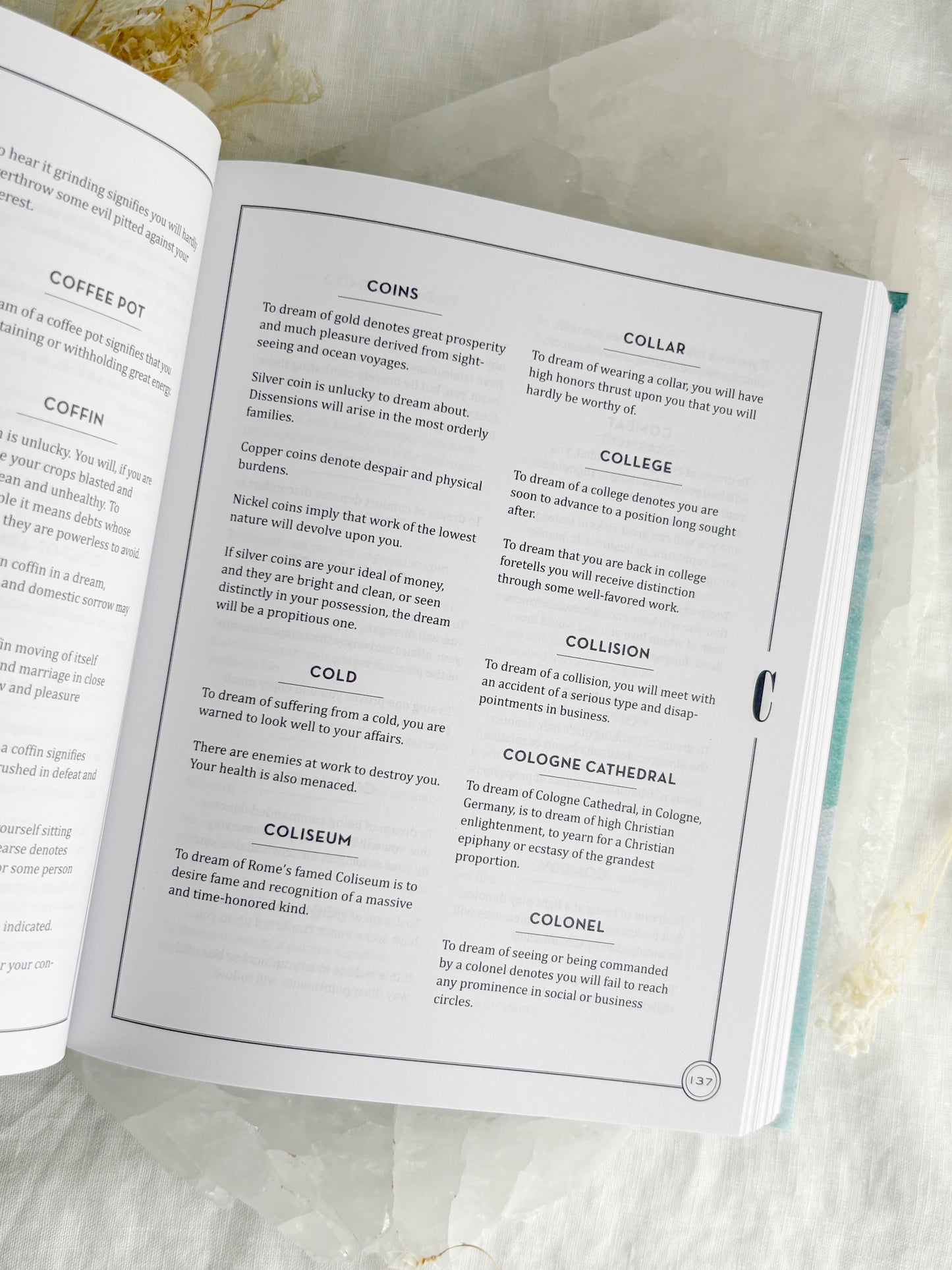 THE DICTIONARY OF DREAMS || GUSTAVUS HINDMAN MILLER & HENRI BERGSON