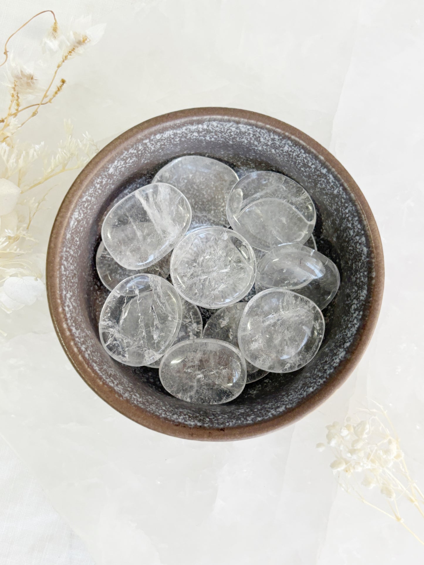 CLEAR QUARTZ MINI FLATSTONE || INTUITIVELY CHOSEN