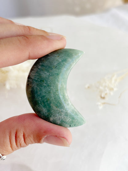 AMAZONITE PUFFY MOON || AMPM02