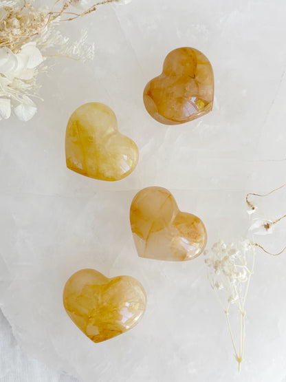 GOLDEN HEALER PUFFY HEART || INTUITIVELY CHOSEN