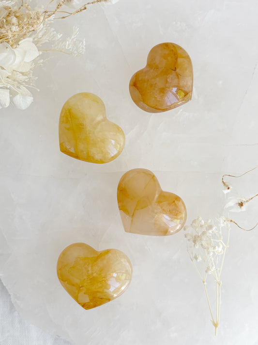 GOLDEN HEALER PUFFY HEART || INTUITIVELY CHOSEN