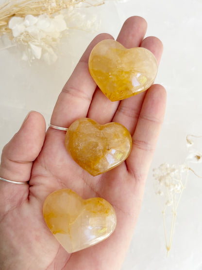 GOLDEN HEALER PUFFY HEART || INTUITIVELY CHOSEN