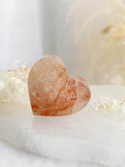 FIRE QUARTZ HEART || FQFH03