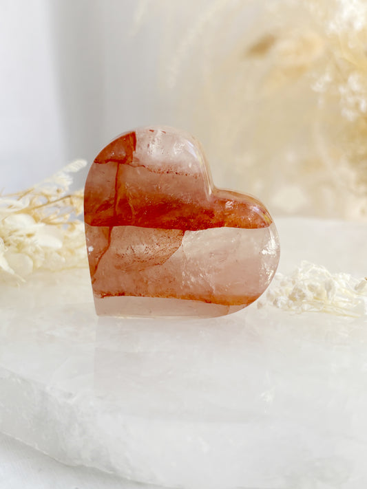 FIRE QUARTZ HEART || FQFH01