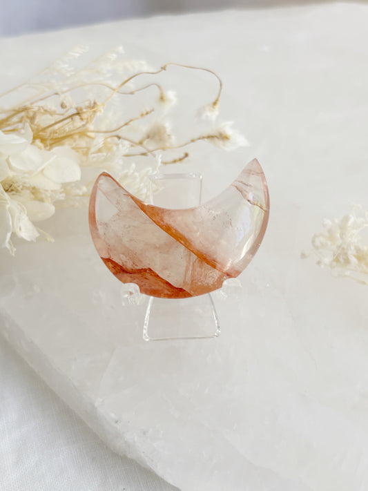 FIRE QUARTZ PUFFY MOON || FQPM04