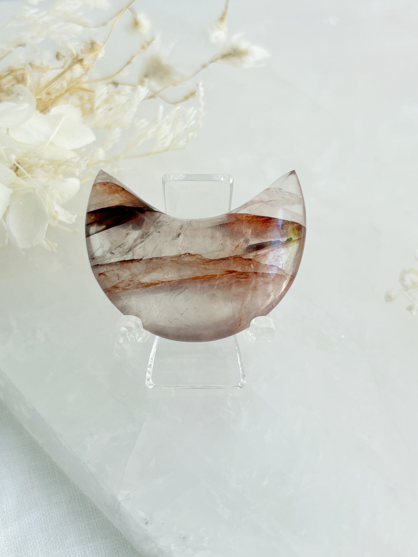 FIRE QUARTZ PUFFY MOON || FQPM01