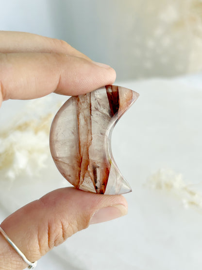 FIRE QUARTZ PUFFY MOON || FQPM01