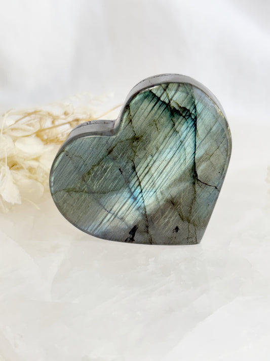LABRADORITE HEART || LABFH01