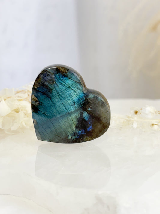 LABRADORITE HEART || LABFH03
