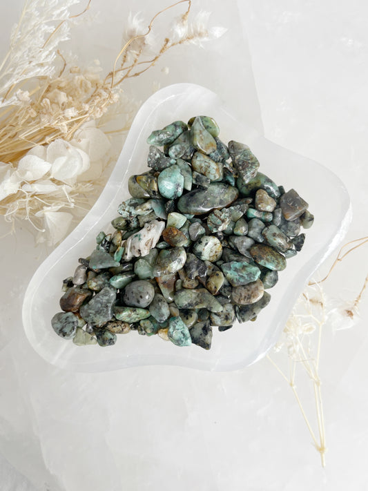 AFRICAN TURQUOISE CHIPS || 100G