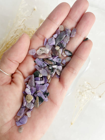 CHAROITE CHIPS || 100G